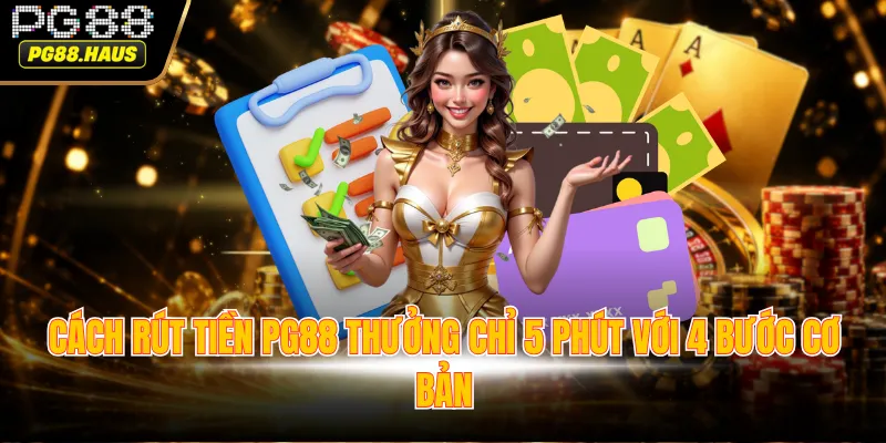Cách rút tiền PG88 thưởng chỉ 5 phút với 4 bước cơ bản